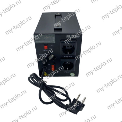 Стабилизатор напряжения IEK HOME СНР 1-0-1,5 кВА (220 В, 1,5 кВт, переносной) (IVS20-1-01500)